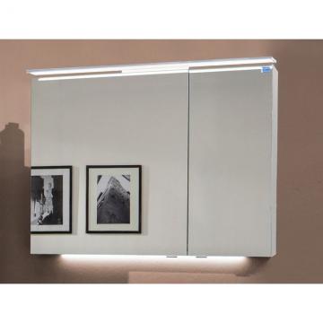 Marlin Bad 3160 - Motion Spiegelschrank A 90 cm Rechts + Aufsatzleuchte