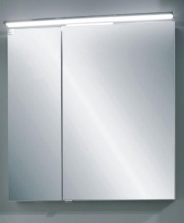 Spiegelschrank - Höhe 61 - 70 cm, Vormontiert