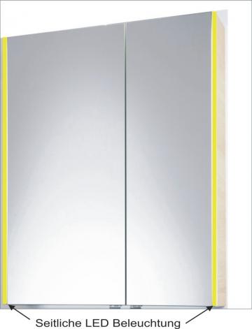 PCON Spiegelschrank | LED-Beleuchtung | 77 cm