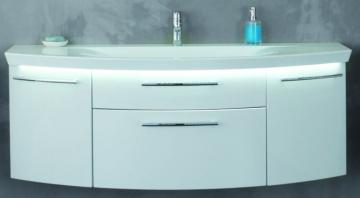 Puris Classic Line Waschtischunterschrank 140 cm | 2 Auszüge | Für Glas